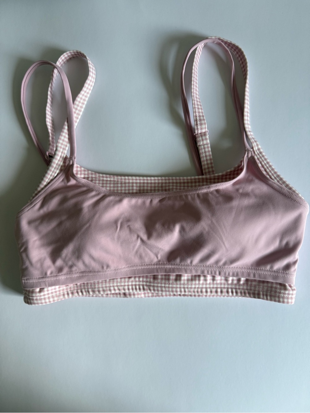Milkstain Apparel Layered Bra Shortcake + Gingham